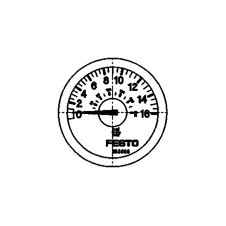 Festo Pressure Gauge MA-23-16-R1/8 MA-23-16-R1/8